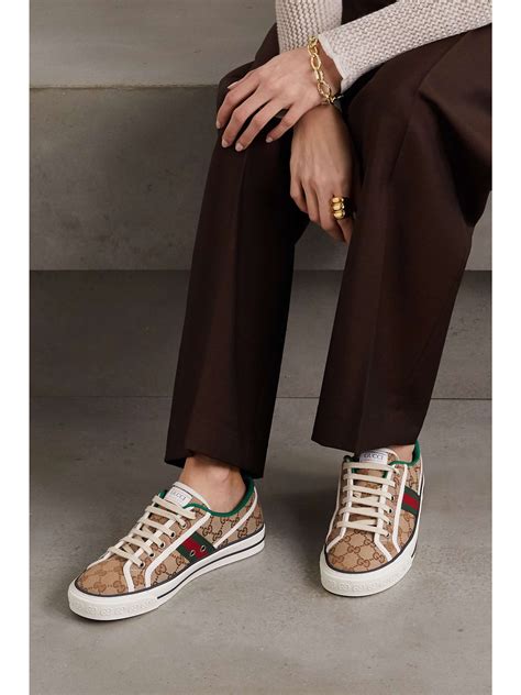 gucci tennis shoes fake|gucci tennis 1977 platform sneakers.